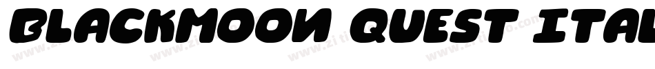 Blackmoon Quest Italic字体转换